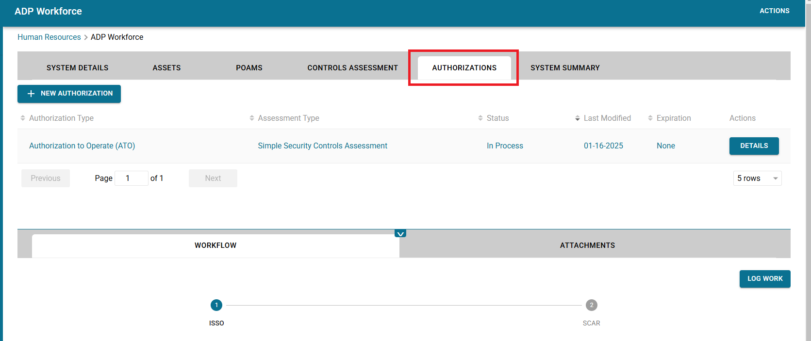 System Authorization - Ryskview